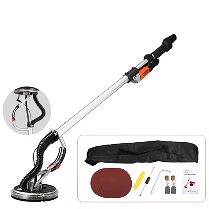 710w wall ceiling sanding machine ultra light putty lamp with home improvement long rod sandpaper machine