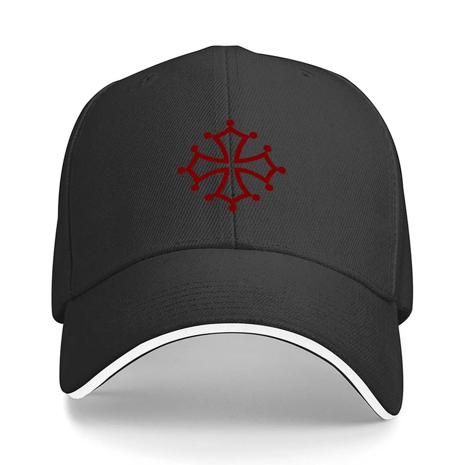 

Cathar Cross, Occitan cross Baseball Cap Military Cap Man New In Hat Hat Man For The Sun Snapback Cap Woman Men's