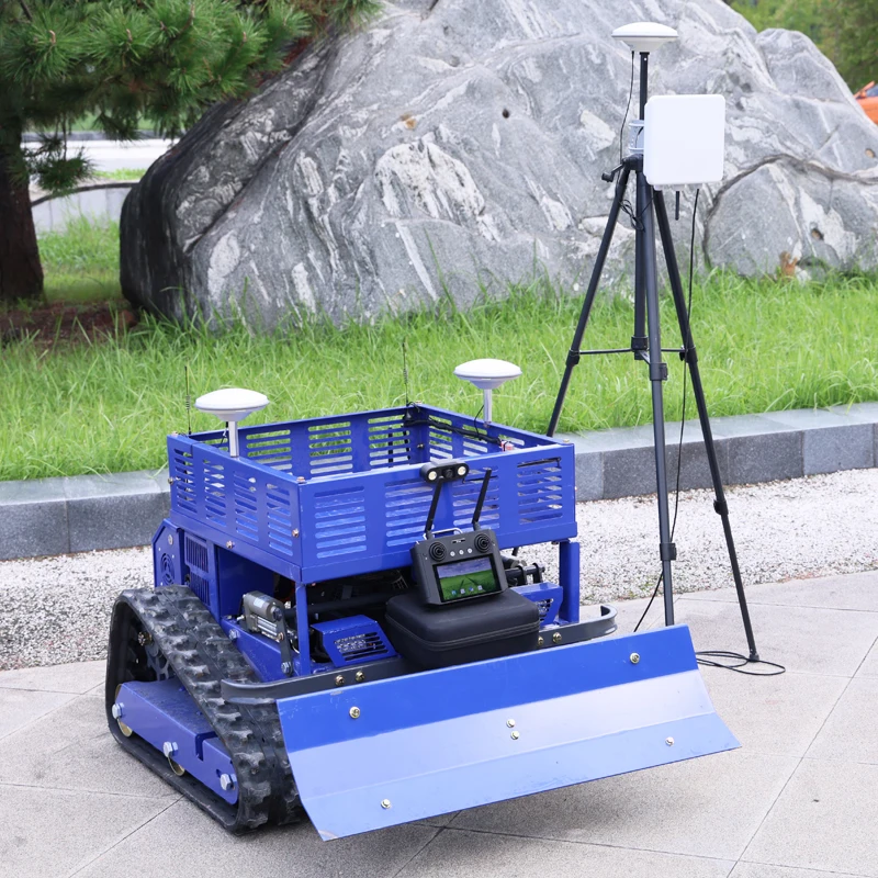 جزازة العشب الذكية المنزلية GPS عالية الجودة المخصصة بعرض القطع 550 مم، تستخدم لقص العشب