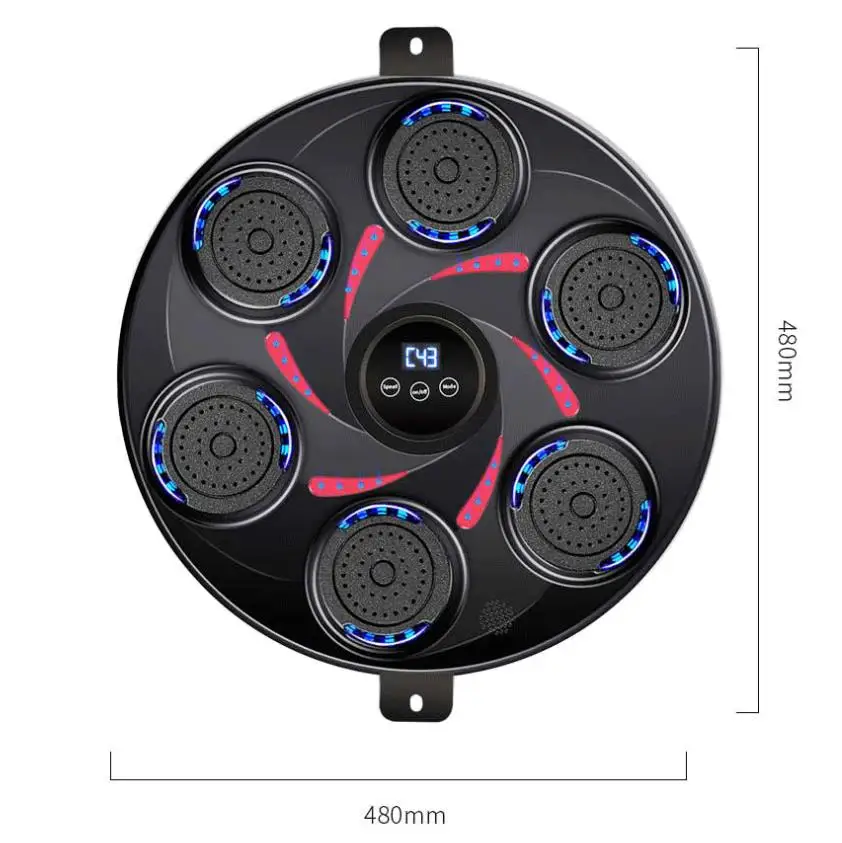 Intelligent Blue Tooth Smart Boxing Machine Target Electronic Music Mobile Boxing Target for Adult  With Gloves
