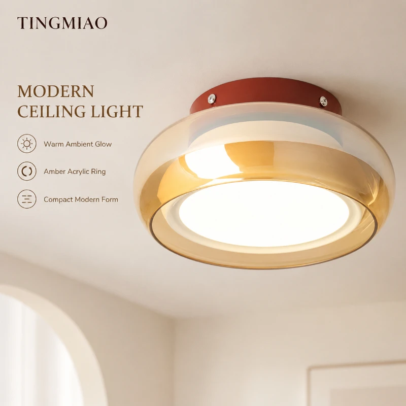 

2026 French Corridor Glass LED Wall Light Art Creative Entrance Porch Ceiling Light Antique Cloakroom Balcony Decorative Light