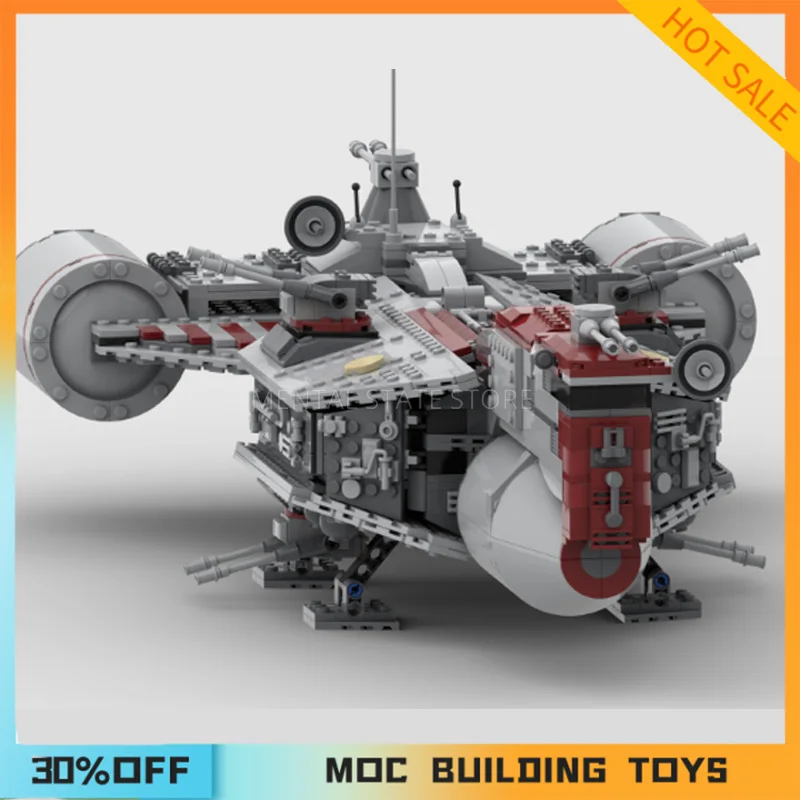 1756PCS Customized MOC Interstellar frigate Building Blocks Technology Bricks DIY Creative Assembly Education Toys Holiday Gifts