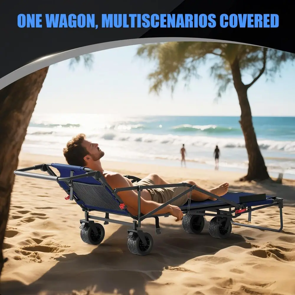 

Многофункциональная складная тележка-трансформер, пляжное кресло-трансформер, большая вместимость 650 фунтов, складная портативная тележка, универсальная тележка