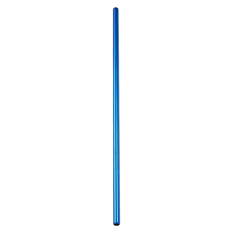 304 stainless steel straw Color environmental protection metal straight straw cocktail juice drink curved straw milk tea straw