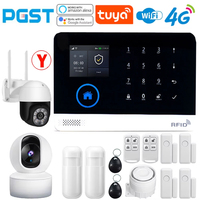 PGST-103 4G Home WiFi Intelligent Alarm System, Home Wireless Security Device, Controlled by Smart Life Application, Working wit