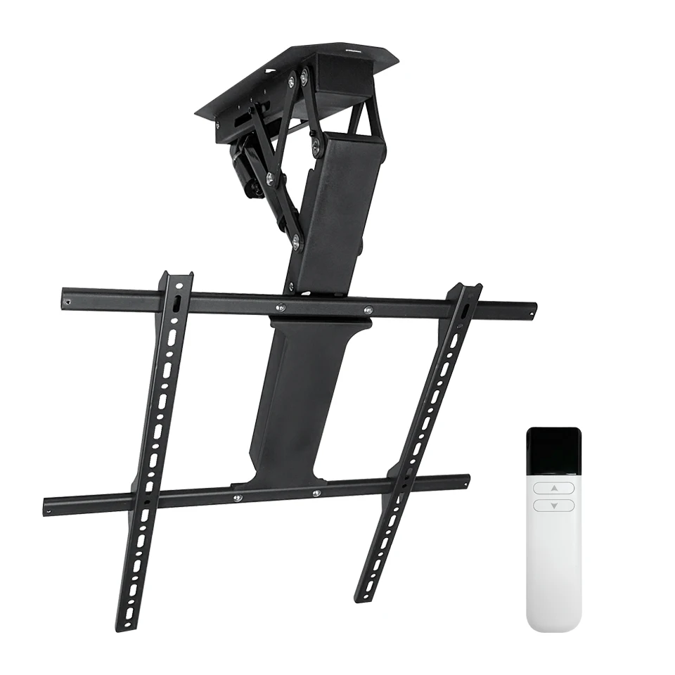 

Electric Motorized Flip Down Ceiling TV Mount Remote Control Drop Down TV Ceiling Mount Bracket Motorized 32 To 85 Inch