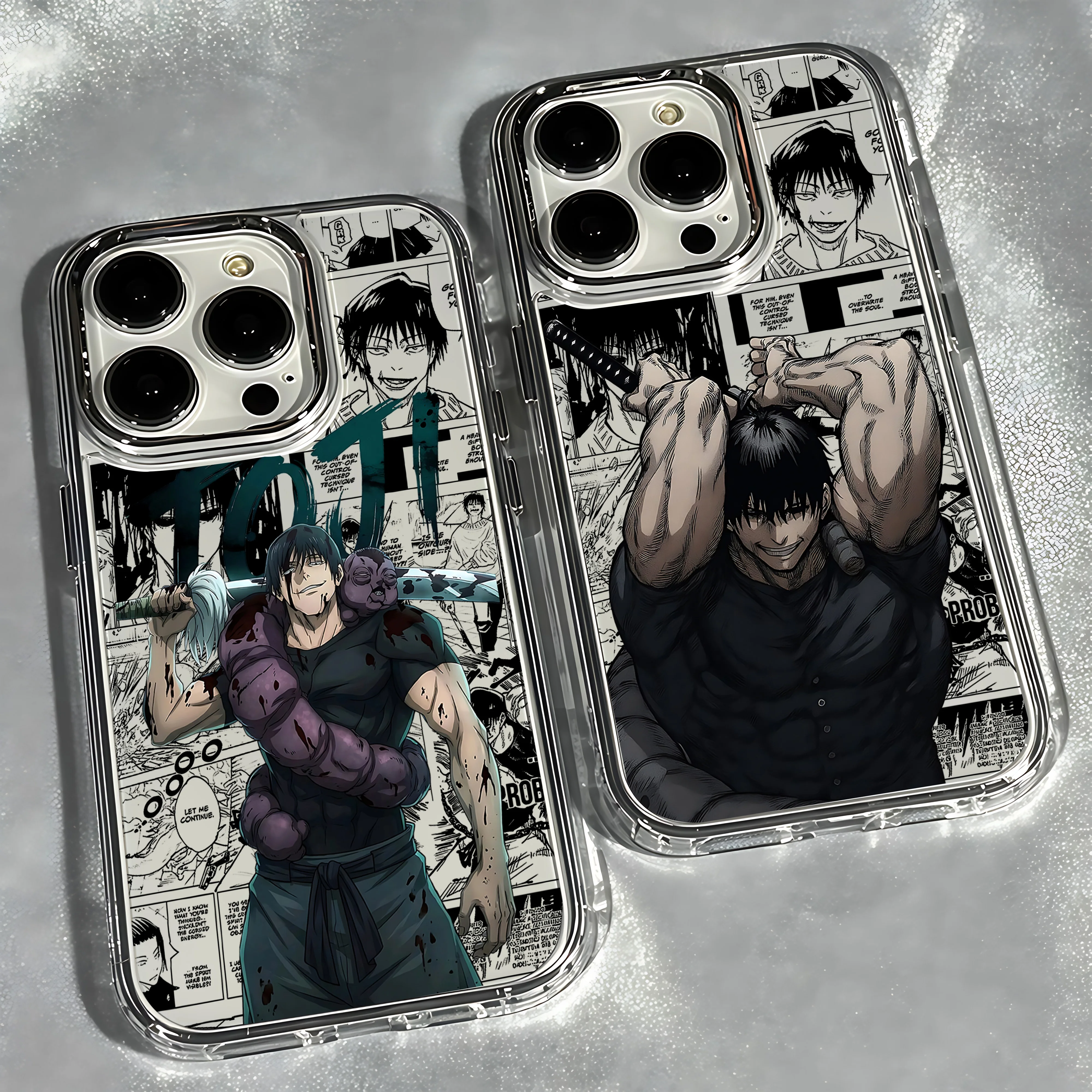 Funda de Teléfono con Diseño de Anime Tojis Fushiguros para iPhone 17e 17 16e 16 15 14 13 12 11 mini Pro Max X XR XSMAX 8 7 Air Plus Transparente
