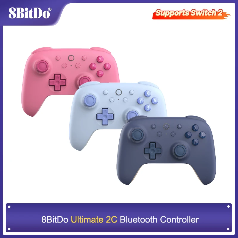 8Bit Azul Mando Inalámbrico 8Bitdo Ultimate 2C Para Nintendo Switch - Imagen 6