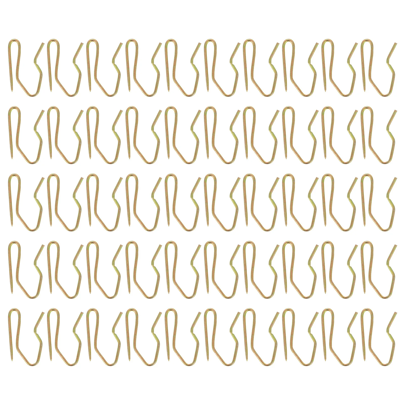 

Shower Curtain Sturdy Drapery Hooks Nickel Plated Stainless Metal Curtain Hooks Steel Window Door Hardware Accessories