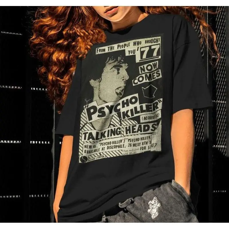 Talking Heads Psycho Killer Retro T Shirt