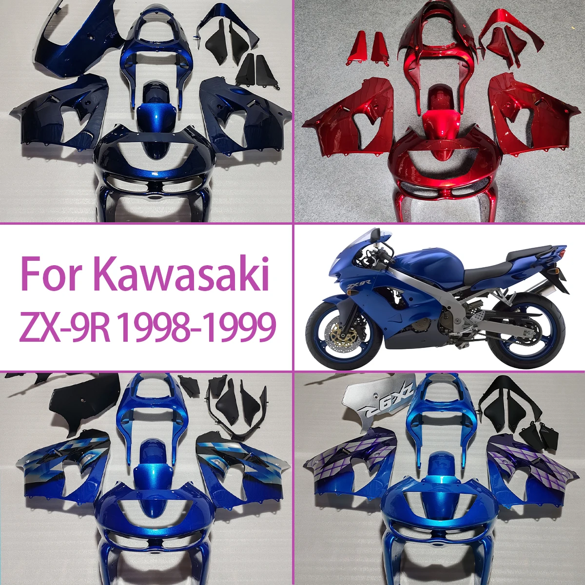 1998 1999 ZX-9R Cus… - image