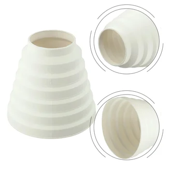 1 unidad de tubo 80/100/130/140/150mm, reductor de conducto, conector de tubo de ventilador, conexión de plástico ABS con accesorios redondos para conductos de aire