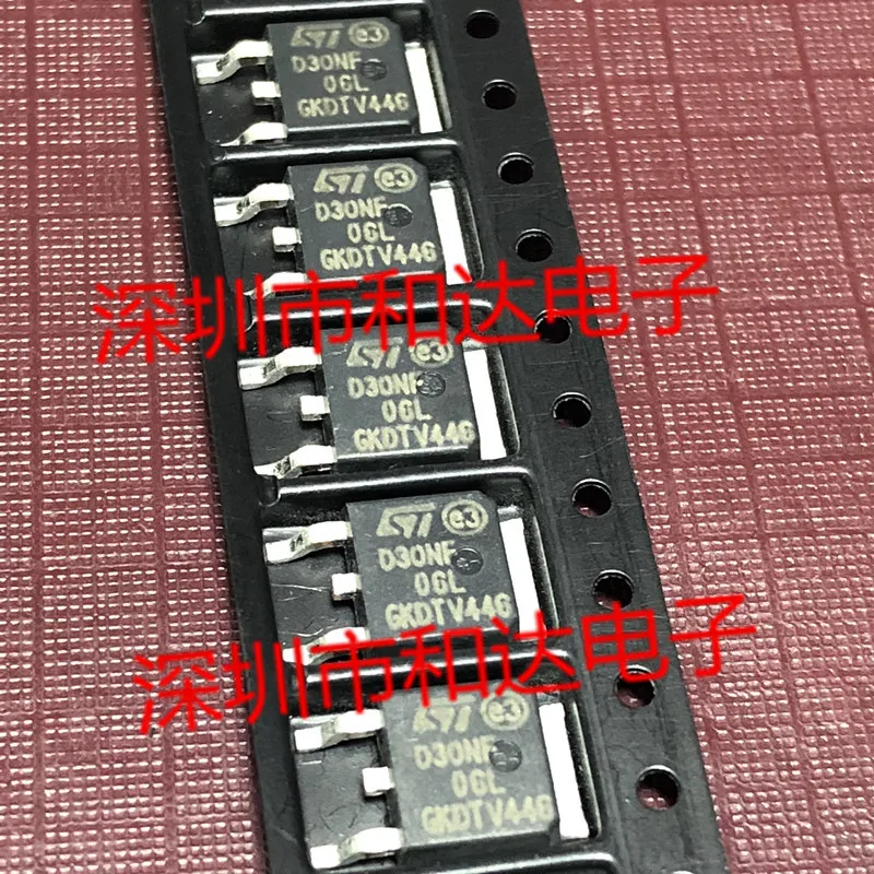 10Pcs Orginal Nieuwe D30NF06L STD30NF06L Smd To-252 60V 35A
