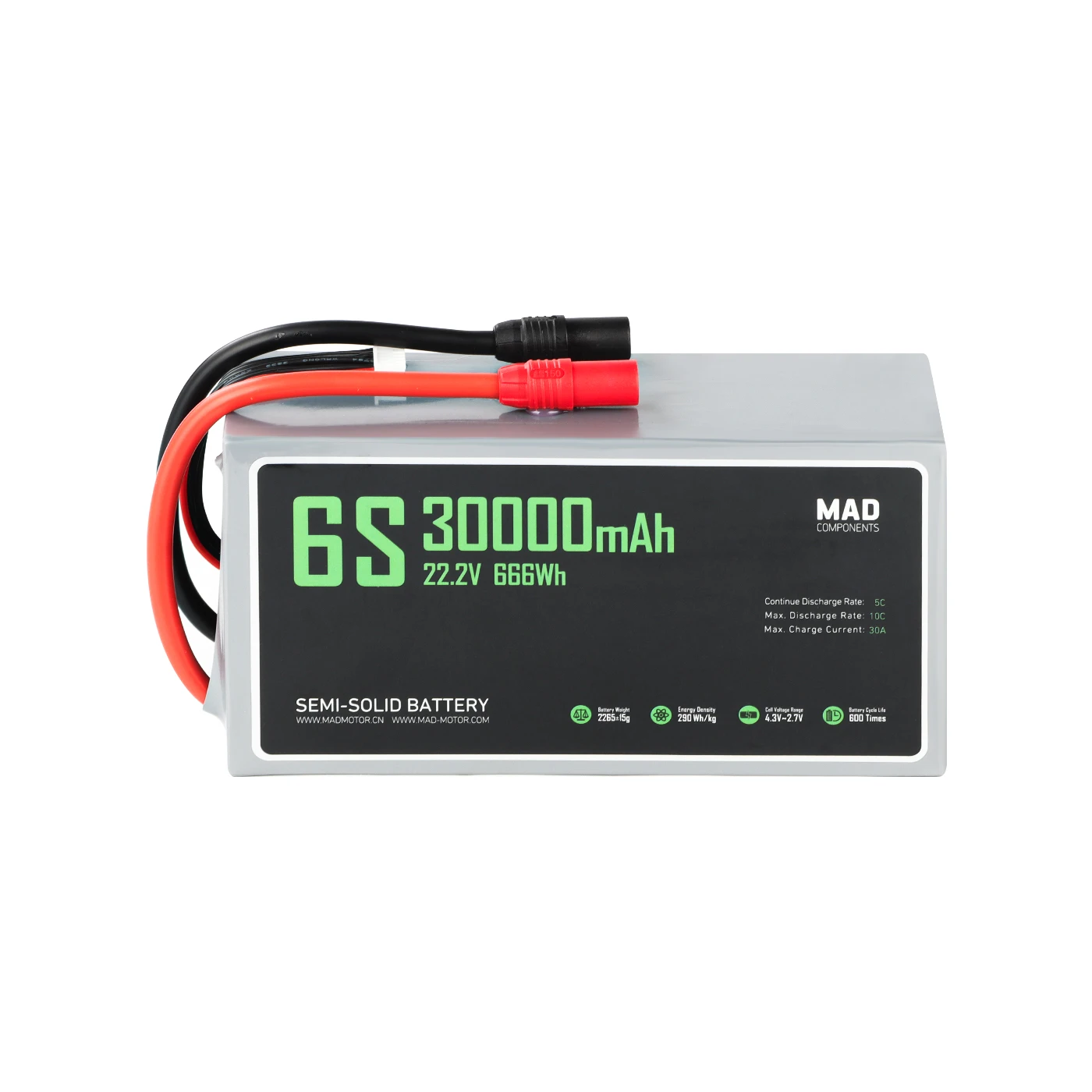 ATV 6S 30Ah High Power Drone Solid State Lithium Battery 6s Lipo 10000/16000/22000/23000/30000mah 22.2v 100c view 2