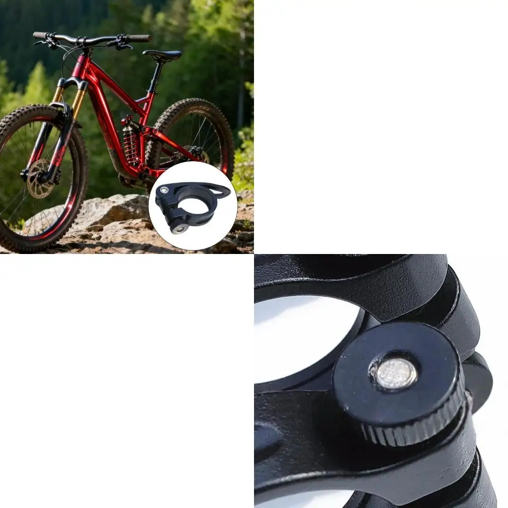 

Aluminum Alloys Tube Clip Quick Release Bicycles Seatpost Clamp Rings