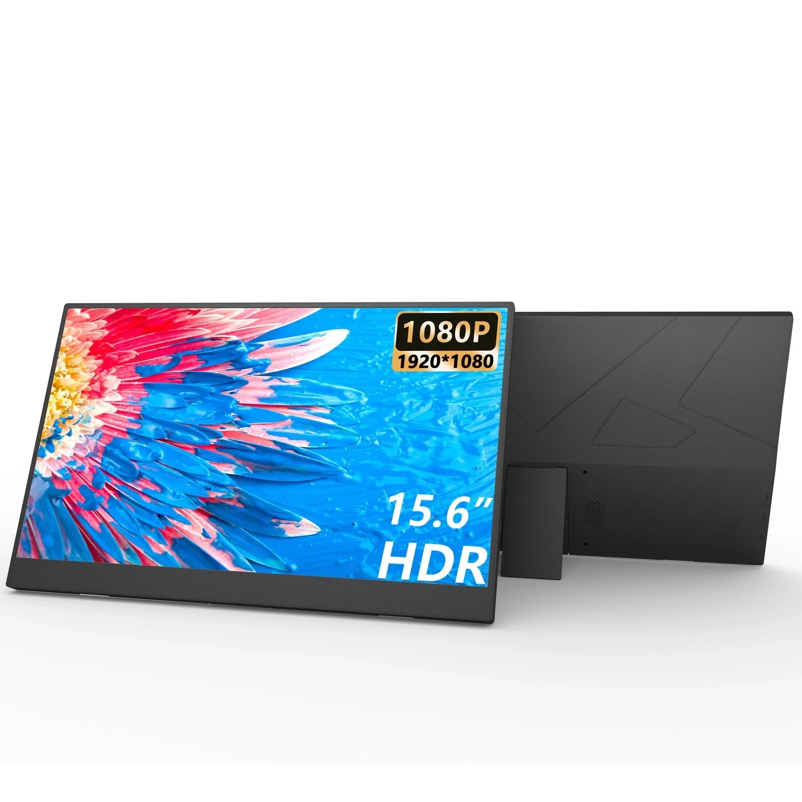 New 15.6 Inch Portable Monitor IPS HDR FHD 1080P USB-C Plug & Play Ultra Slim External Screen  for Laptop Phone Xbox PS4 PS5