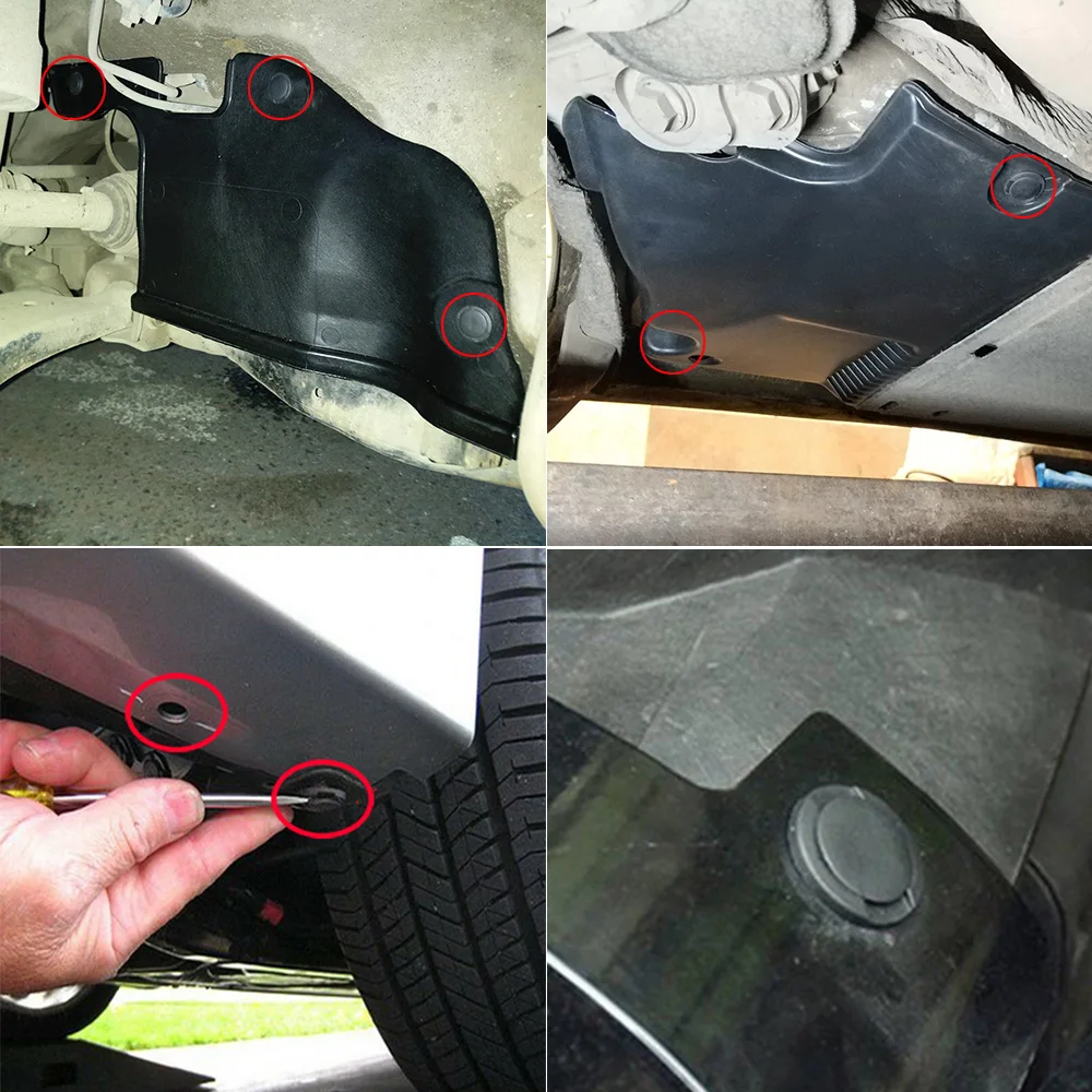 Podszewka nadkoli Silnik Pod Taca Błotnik Panel Nity Dywanowe Klipsy Do Land Rover Range Rover Sport L320 2005-2013