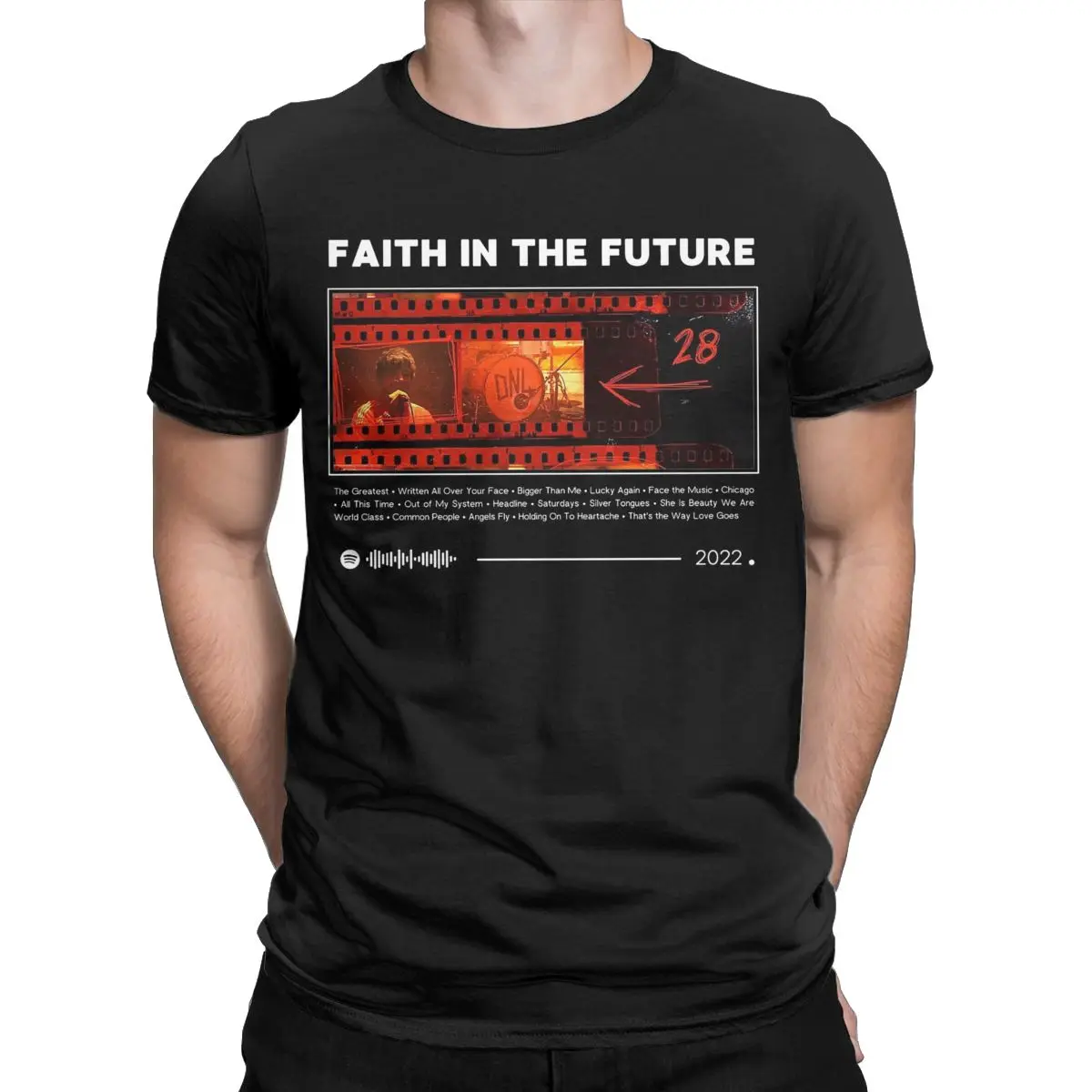 Casual Faith In The Future Louis Tomlinsons T-Shirts for Men Women Cotton Tee Shirt Printing Clothes