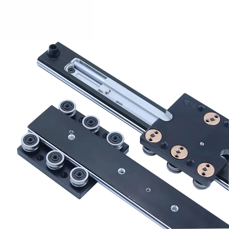 DB5021T Hot Sale Hidden Double-axle  Silent Concealed Drawer Slide Rail Soft Close for Jewelry Cabinet Display