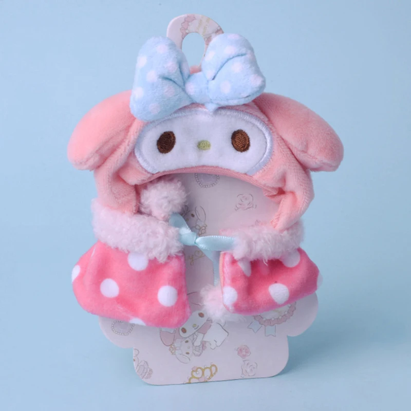 

Kawaii Sanriod аниме хобби Kitty My melody Kuromi Cinnamoroll Pom пурин Симпатичная плюшевая кукла накидка одежда детская одежда