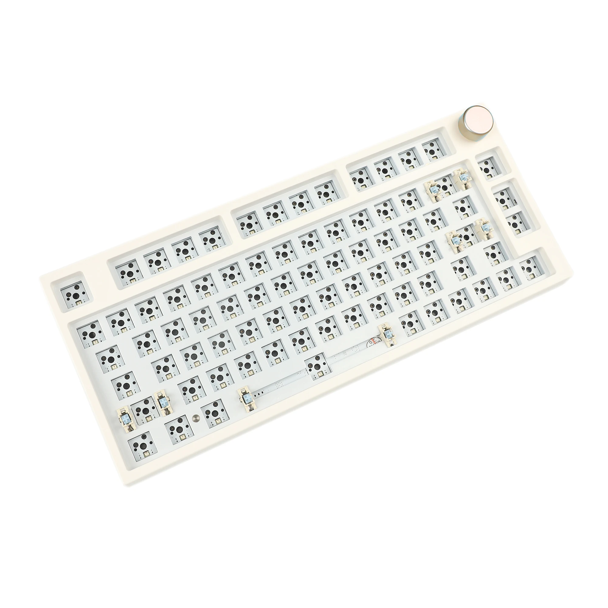 75% NJ80 Hotswap Wireless 2.4g BT 5.0 Type C RGB Led For Windows Mac Linux Bluetooth Wireless Programmable Mechanical  Keyboard