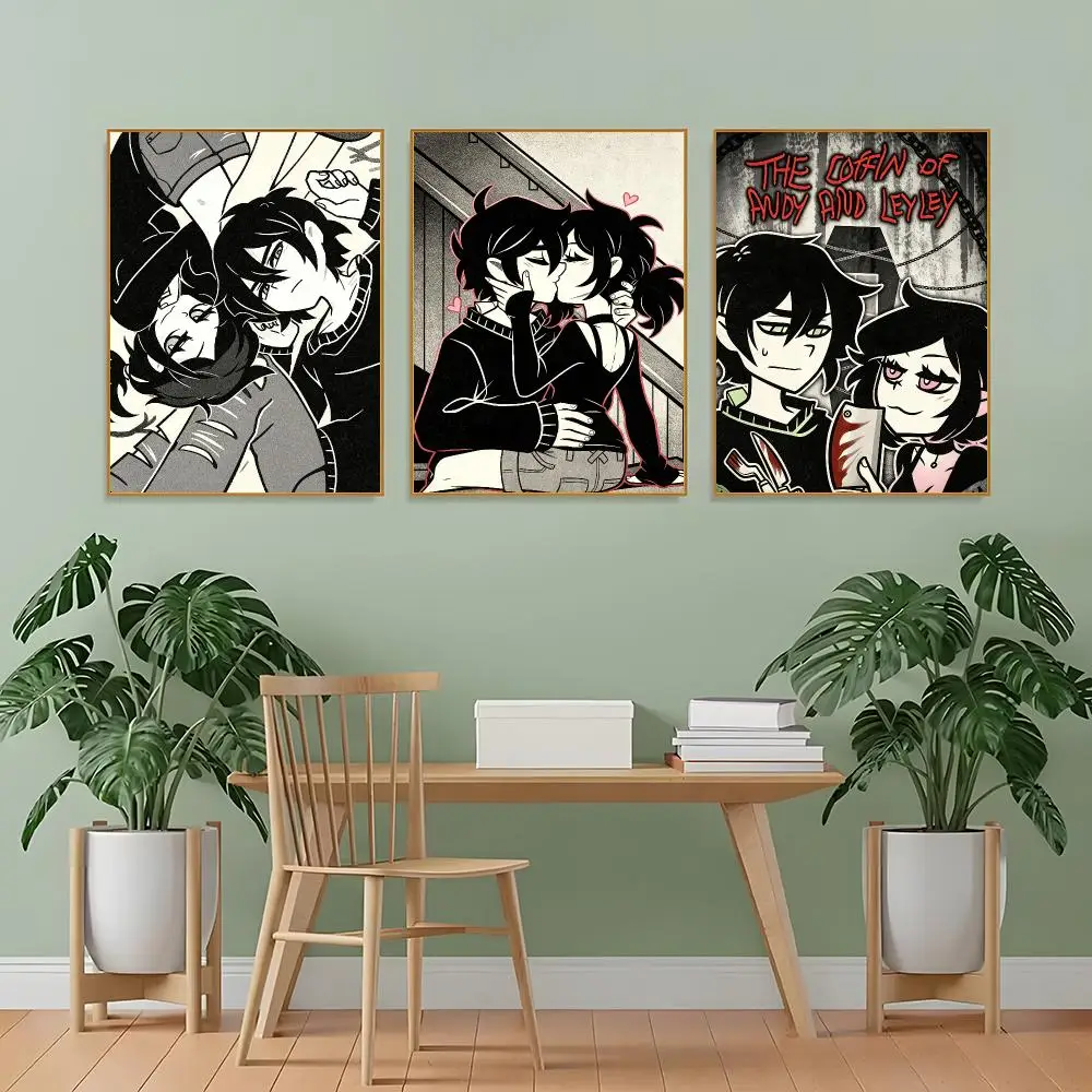 Andy And Leyley Poster Poster Artistic Stylish Wall Art For Home Office Bathroom‌ Decor Living