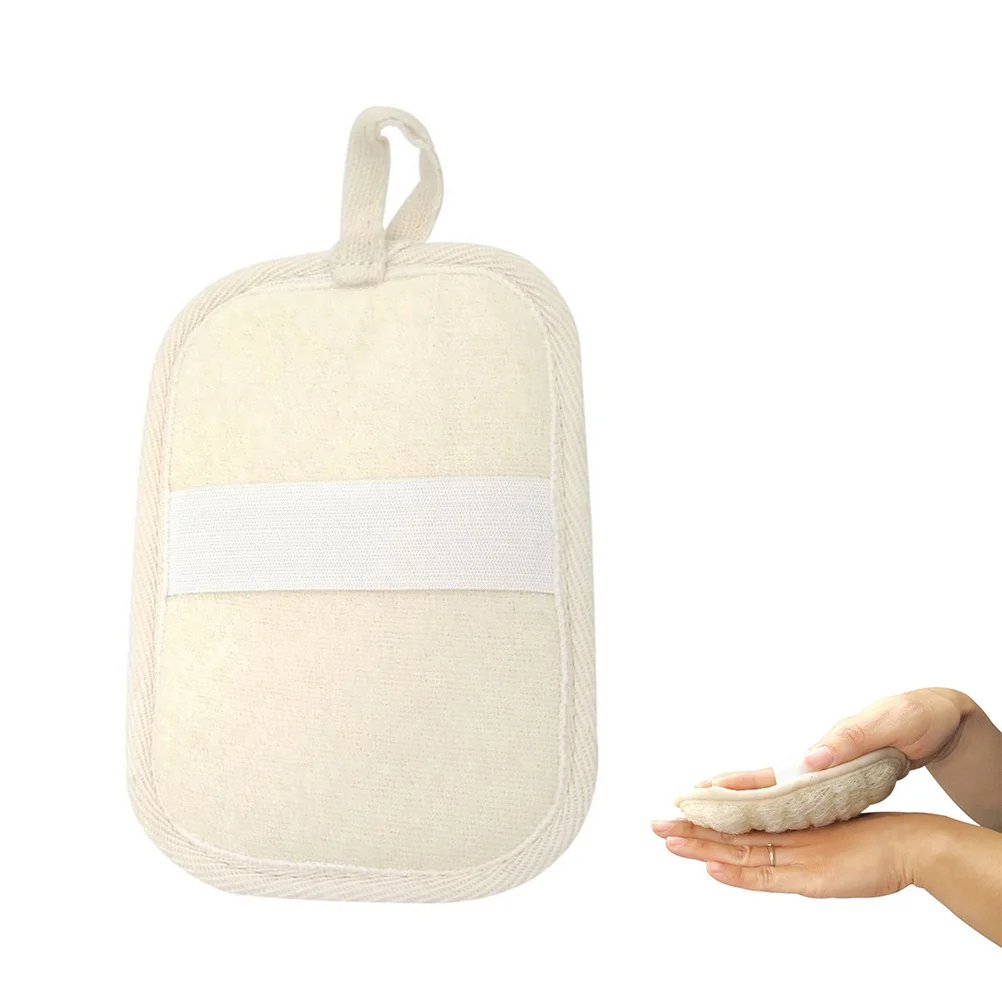 وسادات إسفنجية لتقشير اللوف مع حزام يد مرن من القماش لدعم البشرة الناعمة والجسم #2