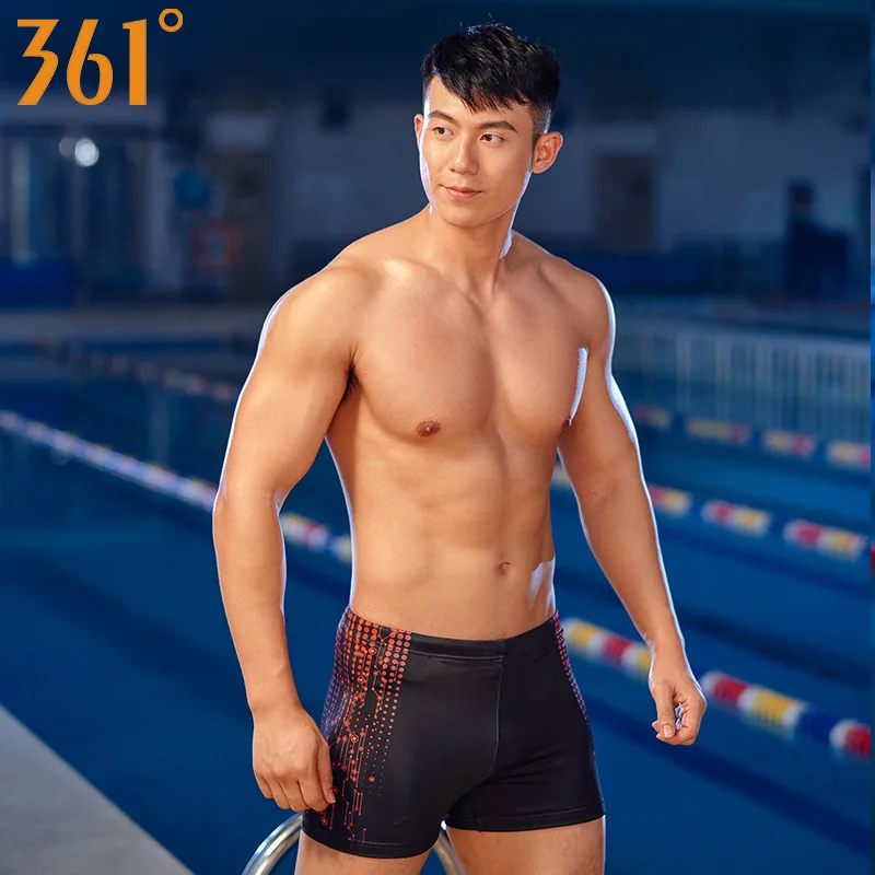 

361 Men Summer Quick-dry Swimming Trunks Beach Short Pants Bathing Suit Plus Size WaterProof Surfing Boxer Board Swim Briefs