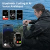 2025 KOSPET タンク X2 頑丈なスマートウォッチ男性用 3D 曲面スクリーン AMOLED AOD 5ATM IP69K 防水 Bluetooth 通話 AI アシスタント 5