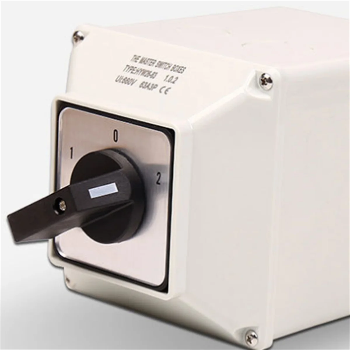 ABJZ SZW26/LW26-32 32A 3 موقف 2 المرحلة 1-0-2 التلقائي العالمي التحول مقبض دوار كام التبديل مع صندوق مقاوم للماء