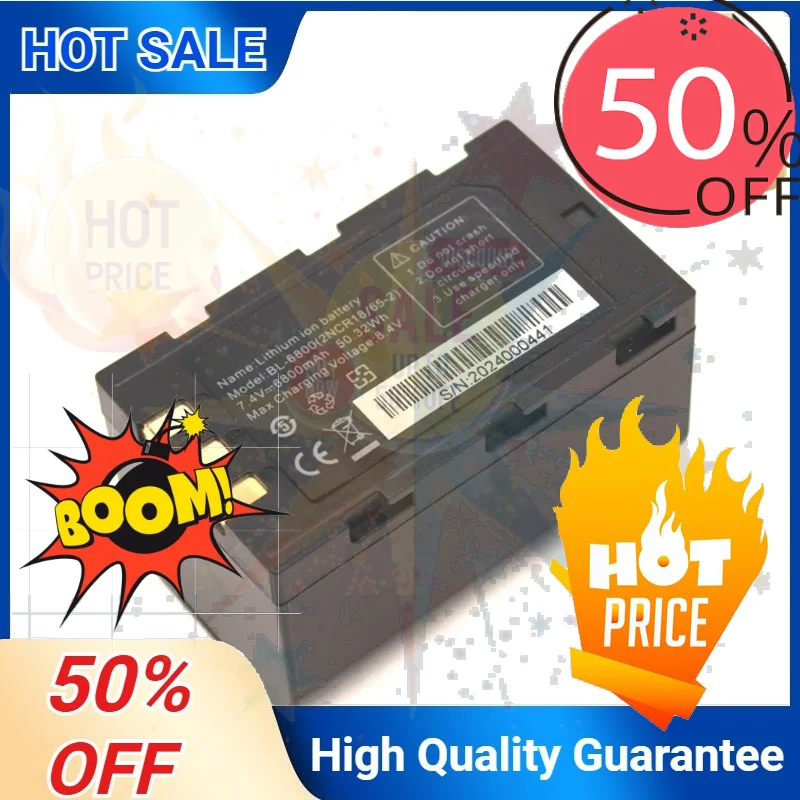 SWZY New BL-6800 7.4V 6800mAh Replacement Li-ion Battery for Hi-target V98 RTK High Quality Guarantee CL-8430B Charger