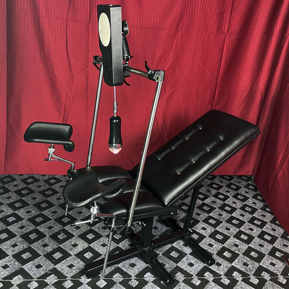 New Sex Machine Chair SM Sex Furniture Aid Stool Position Prop Erotic Toys for Couples Adult Games Paly with 2*120W Sex Machine