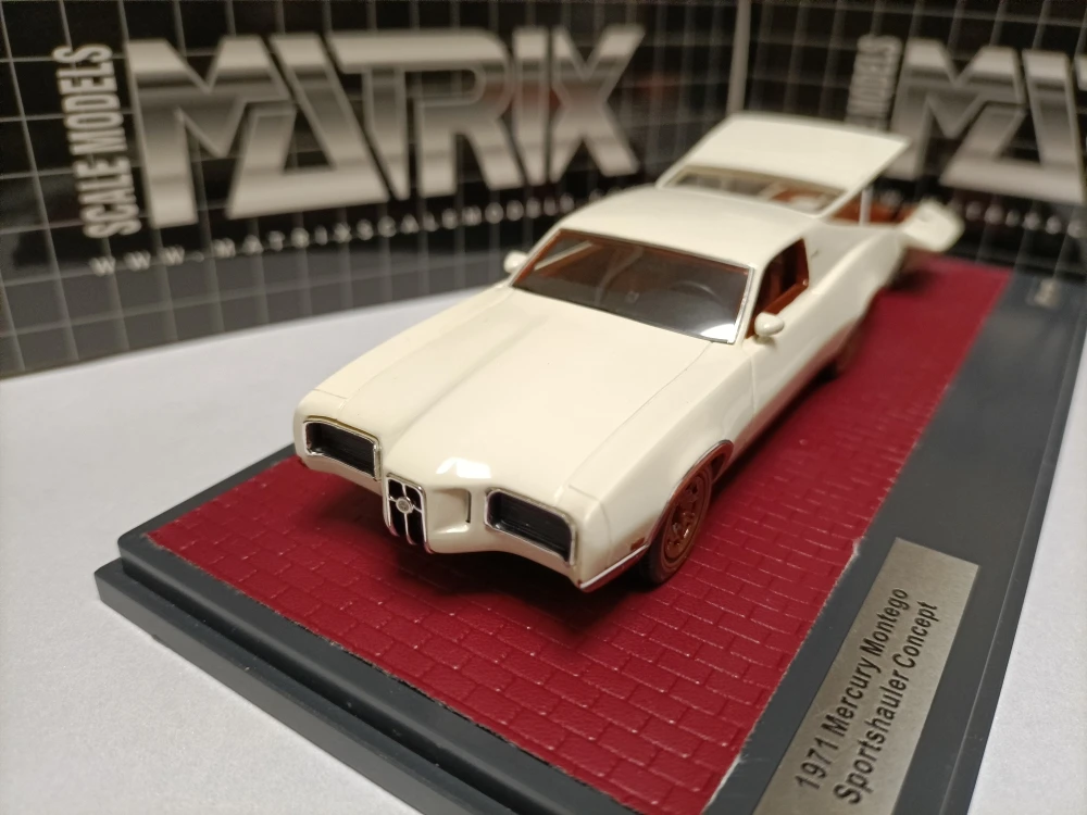 

Matrix 1:43 Mercury Montego Concept 1971 Vintage Car Simulation Limited Edition Resin Metal Static Car Model Toy Gift