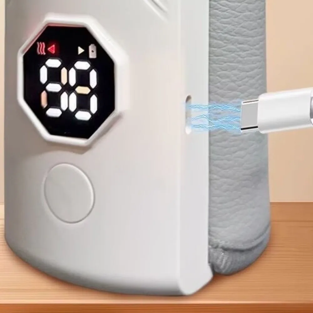 6 Level Temp Control Baby Milk Warmer LED Display BPA Free Baby Bottle Heater Temperature Adjustable Even Fast Heating