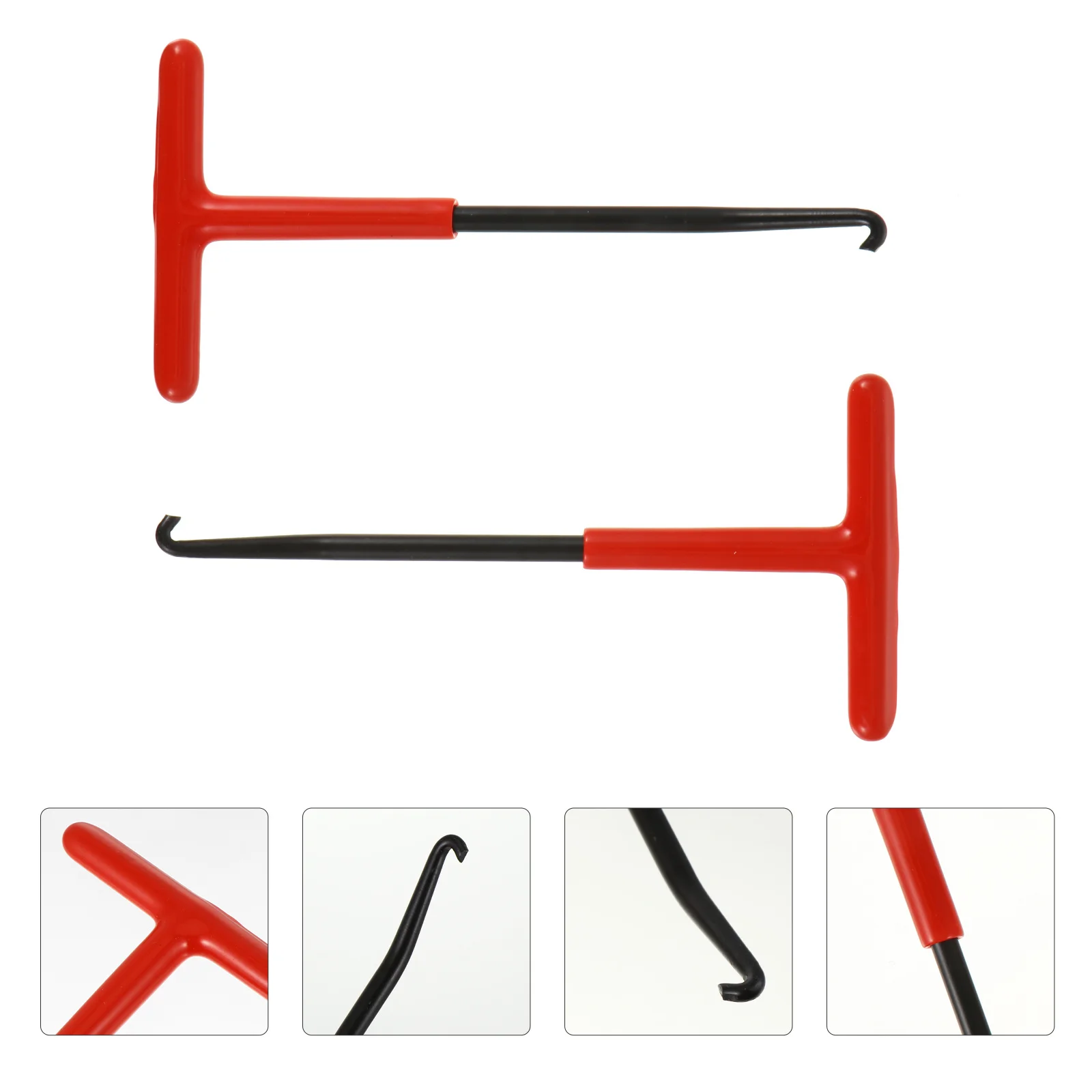 

2Pcs Motorcycle Spring Hook Professional Steel Puller Tool Long Handle for Exhaust Spring Removal Reinstallation Motorbike Tool