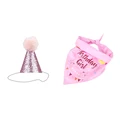 Pink 2 pcs Set Bibs