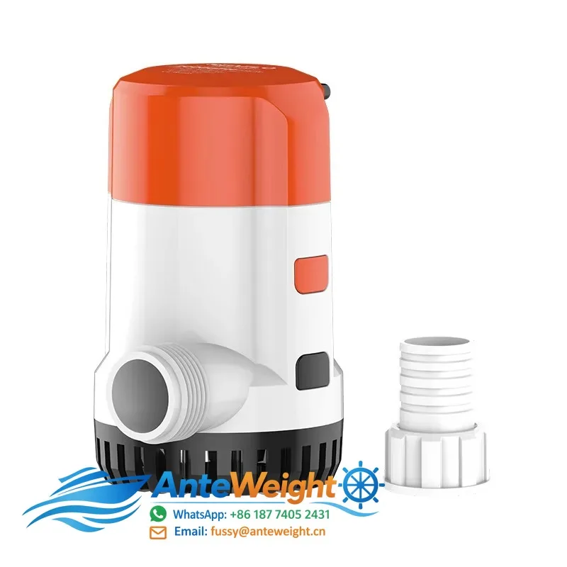 Automatic Bilge Pump 1500GPH 2000GPH Electronic Sensing Boat Submersible Water Pump 12V 24V No Float Switch Needed
