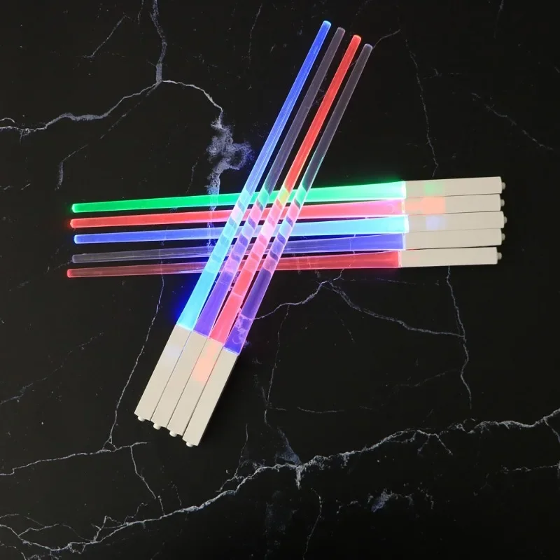 LED Luminescent Chopsticks Amazon Luminescent Chopsticks Fluorescent Stick Concert Children's Chopsticks Food Grade Materials