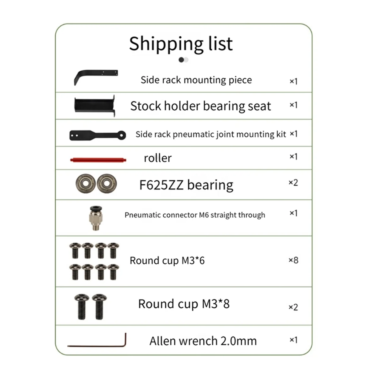 Metal 3D Printer PLA PETG Bracket for KLP1 Upgraded Filaments Material Rack Spool Bracket Holder Long Lasting