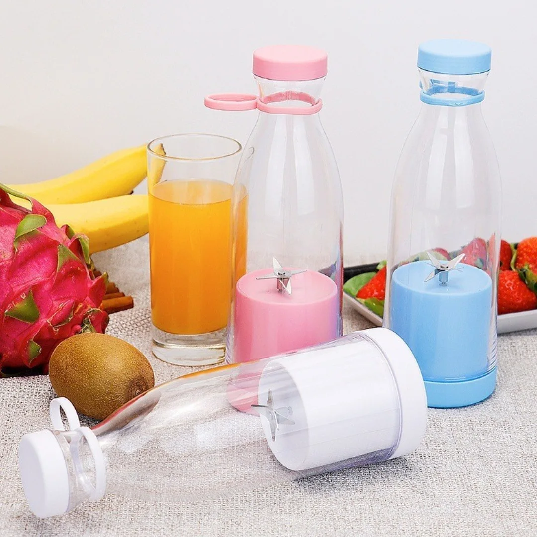 

C2 380ML Juicer USB Rechargeable Blender Fresh Fruit Juicer Portable Juice Bottle Mini Fast Electric Blender Smoothie Ice Maker