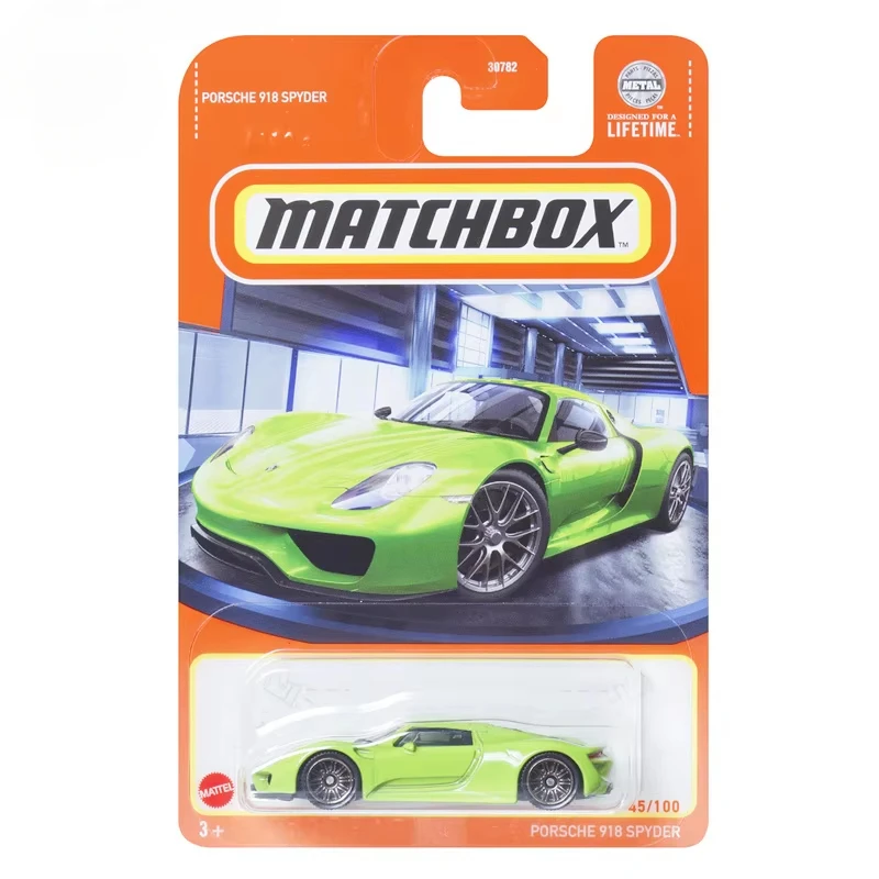 

Original Mattel Matchbox Car 1/64 Metal Turquoise Porsche 918 Spyder 30782 Vehicle Model Toys for Boys Collection Birthday Gift