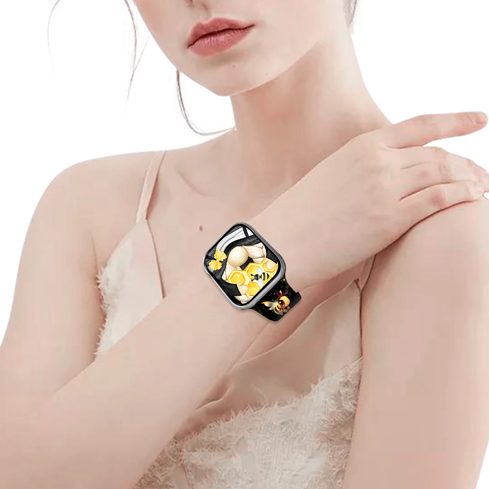 Fruits Elf for Apple  for Apple Watch 11 10 9 8 7 Silicone Band Replacable Bracelet for iWatch 46mm 42mm 41mm 40mm Watchband