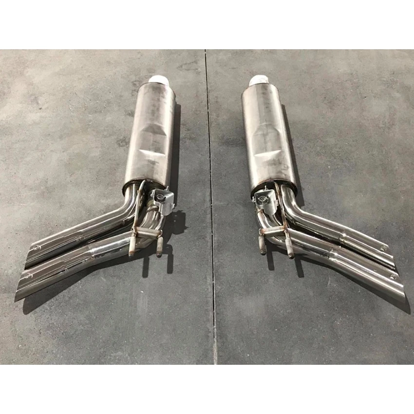 Auto Parts B Style 304 Stainless Steel Exhaust Mufflers for Mercedes Benz G Wagon W464 G63 Body Kit AMG G500 G550 2019y+
