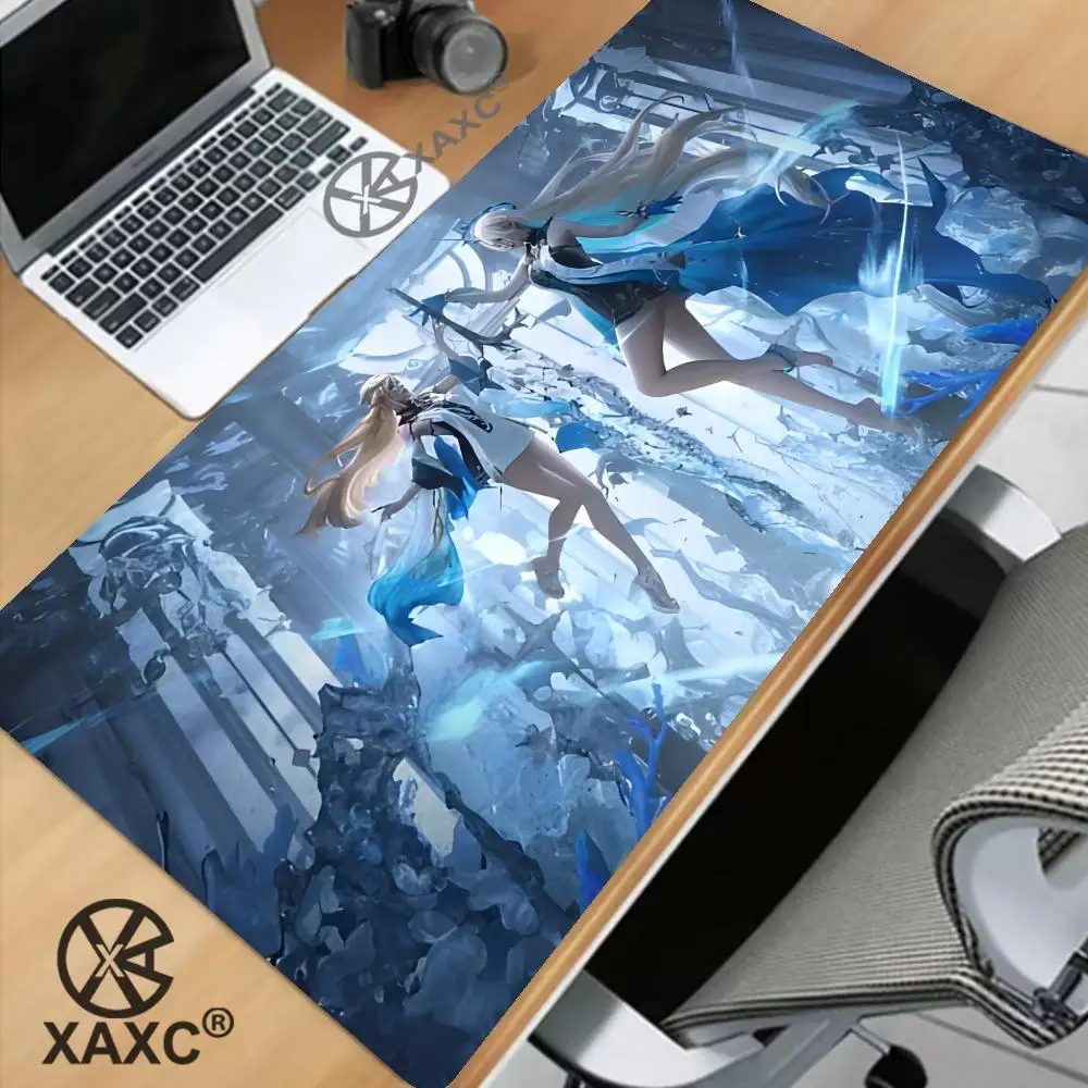 Wuthering Waves Cartethyia Mousepad HD Printing Computer Gamers Locking Edge Non-slip Mouse Pad XXL Keyboard PC Desk Mat XAXC