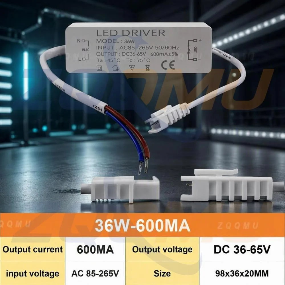 LED Driver AC 85-265V 1-3W 25-36W 30-36W 36W 300mA/600mA/900mA LED Transformer Power Supply Constant Current for Ceiling Light