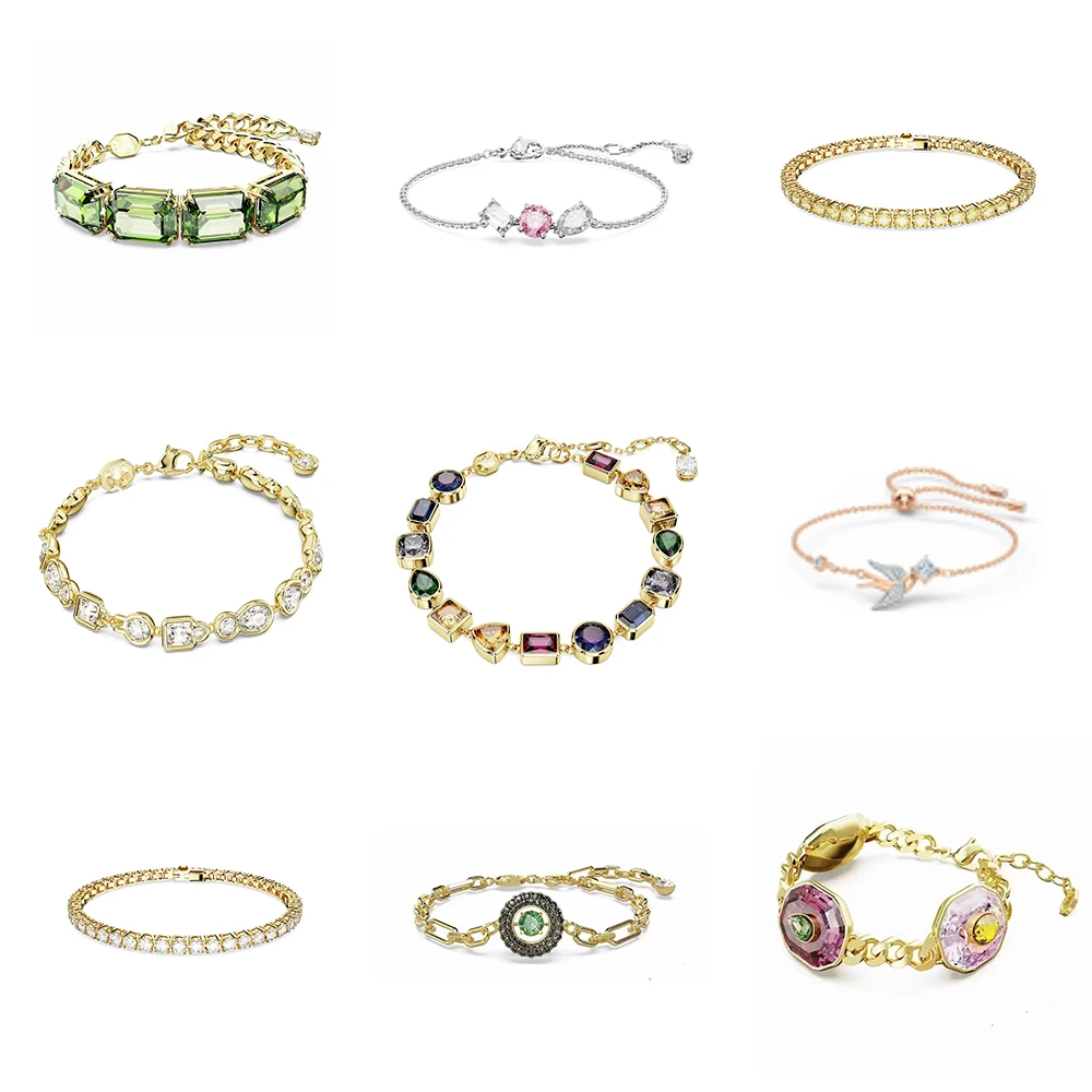 

Новый модный браслет Dark Blue Moon с бриллиантами, имитацией жемчуга и смешанными кристаллами