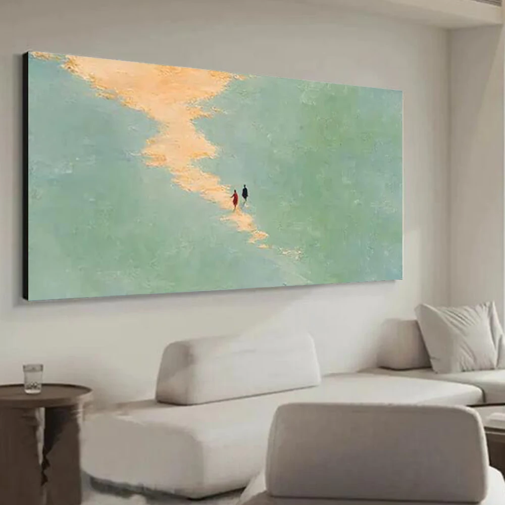 

Картина маслом ручной работы, абстрактная зеркальная фигура, холст, картина, красивая девушка, задняя картина, знаменитый художник для домашнего декора, фреска