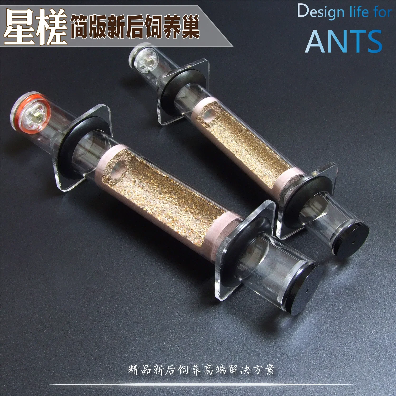 20-25mm Test Tube Small Star Cha New Style Back Nest Pet Ant Bionic Villa Workshop Bamboo Joint Acrylic Nest