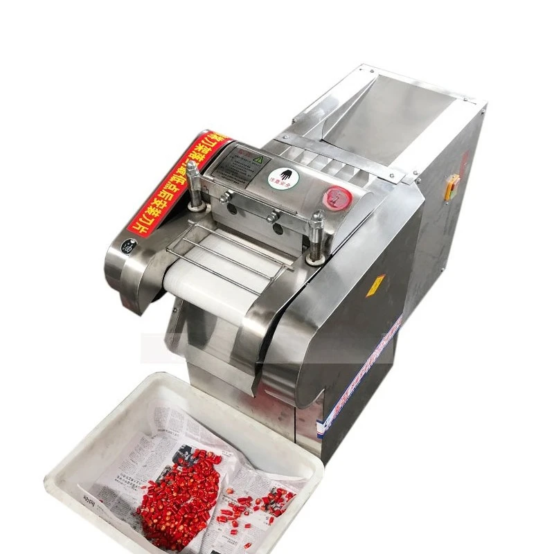 Commercial pepper cutting machine can be fully automatic imitation manual vegetable cutting machine for dry and fresh food