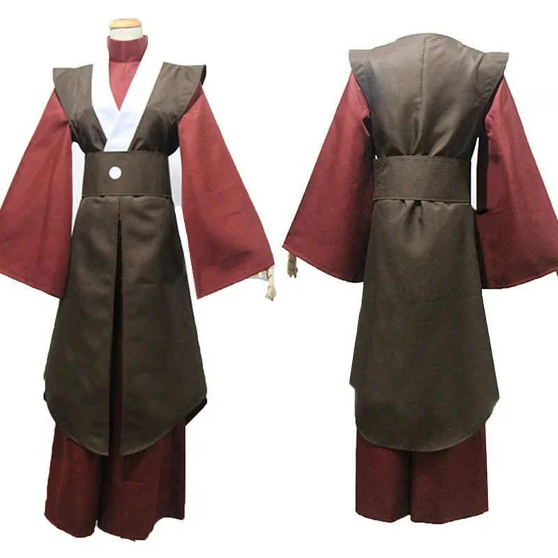 Anime Avatar The Last Airbender Mai Cosplay Costume Mai Red Top Pant Kinono Set Halloween Party Carnival Suits - view 3